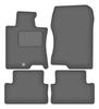 Velour Graphite Car Mats For: Honda Accord VIII Sedan, Station Wagon, Tourer (2008-2015)