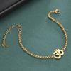 Dawapara Aum Om Ohm Sanskrit Symbol Anklets Bracelet Hindu Yoga Ankle Chain Bracelets Stainless Steel Spiritual Jewelry