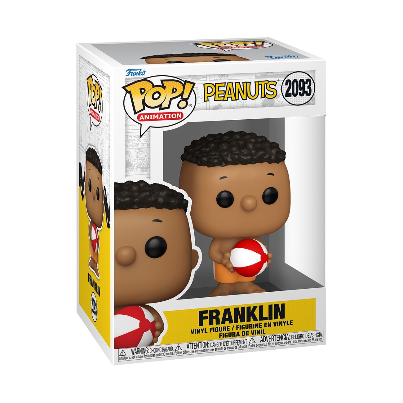 Funko Peanuts Franklin Classic Peanuts Collectible Vinyl Figure Gift Idea Official Merchandise Toy for Kids Adults Cartoon Fans Model Figure for
