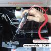 6V 12V 24V DC Car Truck Voltage Circuit Tester Digital Display Long Probe Pen Light Bulb Automobile Diagnostic Tools Auto