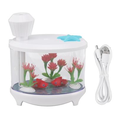 Micro Landscape Humidifier Fish Tank Modeling Ultra Sound USB Low Noise Essential Oil Aromatherapy Humidifier for Car