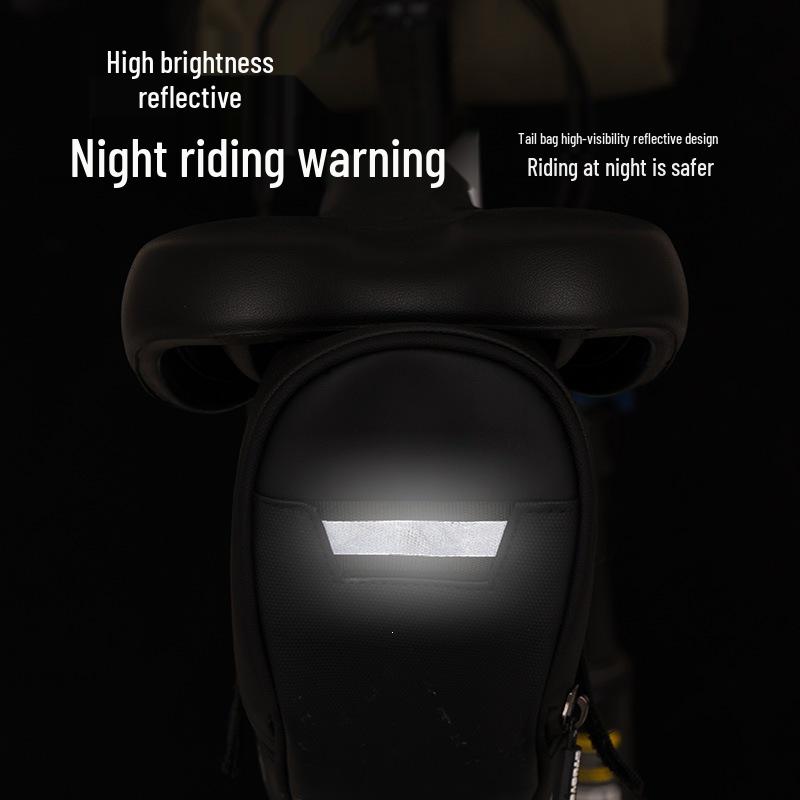 New Model Waterproof Cross-Country Saddle Bag - Versatile Bicycle Tail and Tool Storage Solution