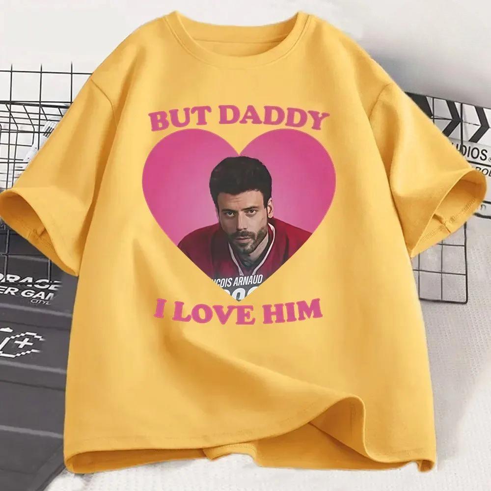 Men's Women Clothing Heated Rivalry Scott Hunter But Daddy I Love Him T-shirts Fashion Harajuku Cotton Oversized T Shirts Tops