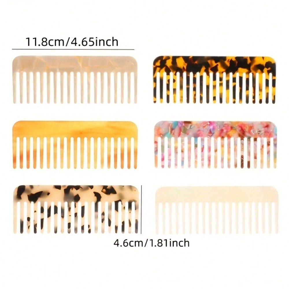 1 Stück Peeling-Bürste mit Essigsäure, Styling-Kamm, Tragbarer Haar-Kamm, Zwei-in-Eins-Werkzeug für Styling und Pflege