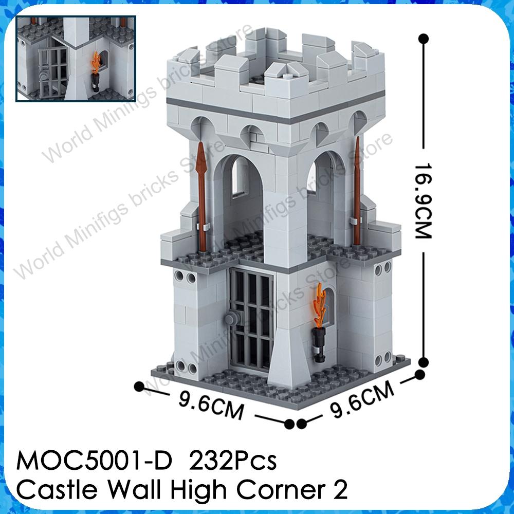 MOOXI MOC Medieval Military Castle Bricks Gate Wall Catapult Ship Building Blocks Set Assembly Toys For Children Adults DIY Gift