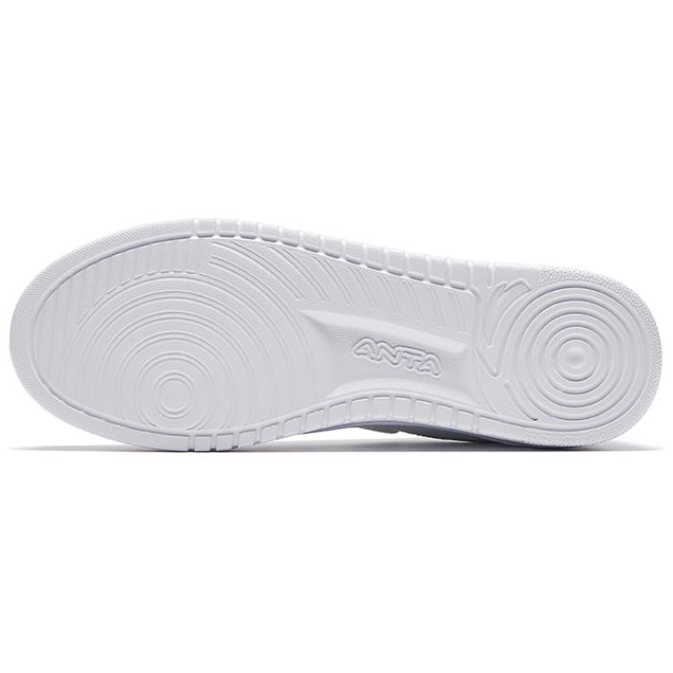 Anta Comfortable Casual Non-Slip Wear-Resistant Low-Top Skate Shoes Men Sneakers White Green 912438001Q-1