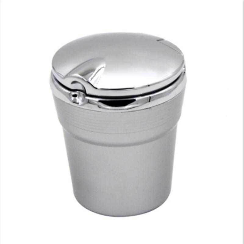 Universal Car Ashtray With Led Lights With Cover Creative Personality Covered Car Inside The Car Multi-Function Car Supplies