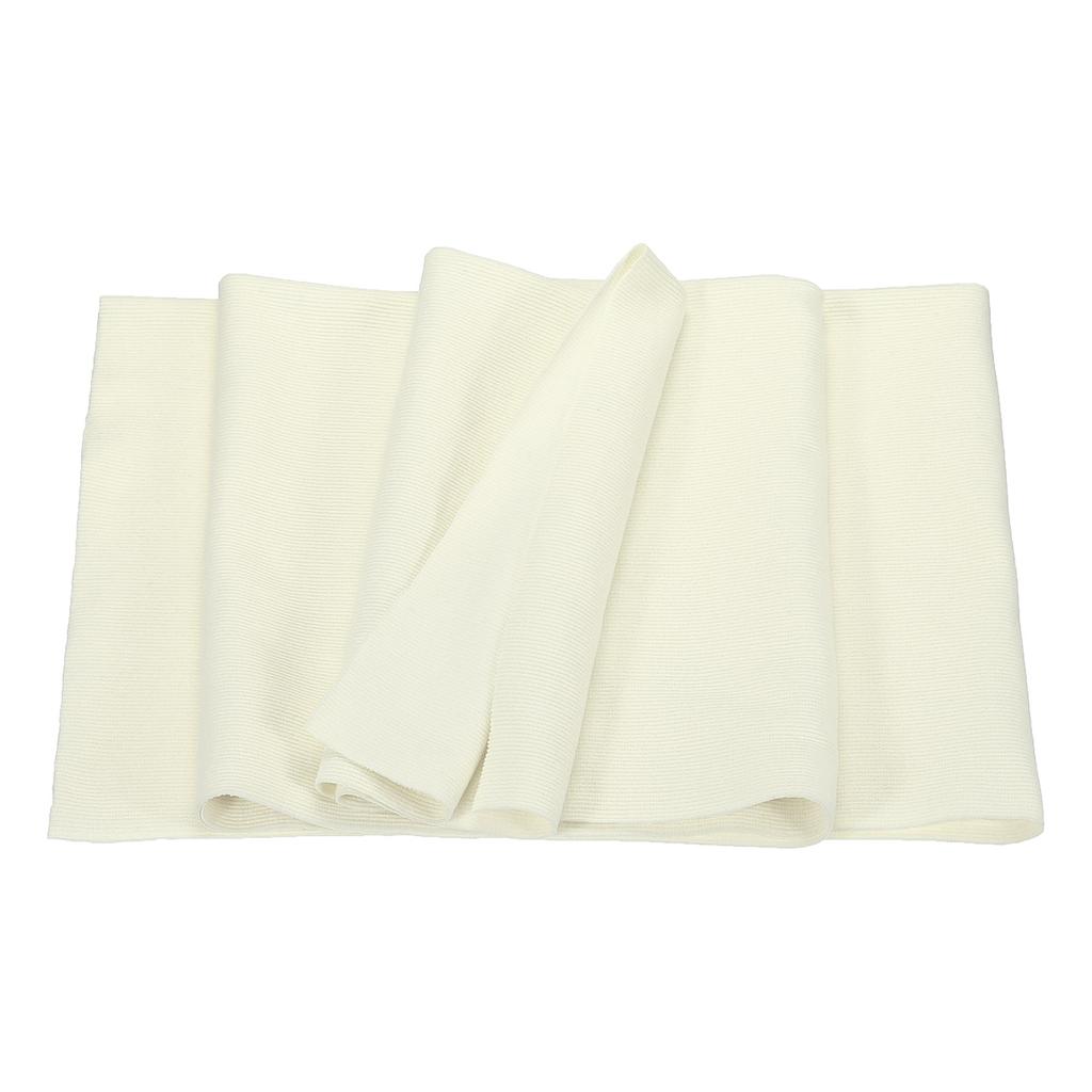 47" Elastic Cuffs Ribbed Trims Cotton Fabric Knit Rib Stretch Tape Cuff Sleeve Waistband for Sewing 20" Wide