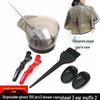 Kit de coloration capillaire: Châle, Bol de teinture, Peigne, Brosse douce, Cache-oreilles, Articles professionnels pour cheveux.