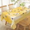1pc Bright Yellow Bee And Honeycomb Table Runner - Durable Polyester, Rectangular Design with Floral Embellishment, Ideal for Home, Kitchen, Dining, A