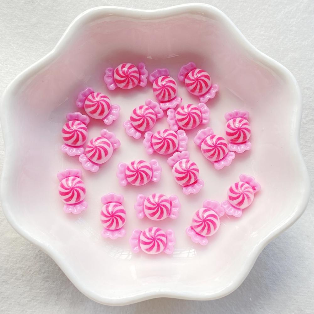 30Pcs New Mixed Nail Art Resin Colorful Candies Designer Charms Rhinestones DIY Craft For Nail 3D Decorations