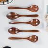 6PCS Sale Lot Wooden Spoon Bamboo Kitchen Cooking Utensil Tool Soup Teaspoon Catering Kids Spoon Kitchenware for Rice Soup