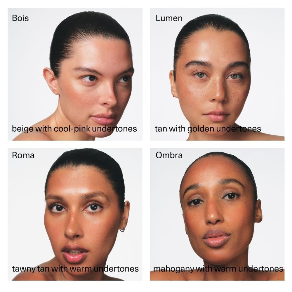 Fara Homidi Essential Bronzer Nachfüllbares Kompaktgehäuse 0,12 Unzen 3,5 g Lumen Tan Mit Goldenen Untertönen