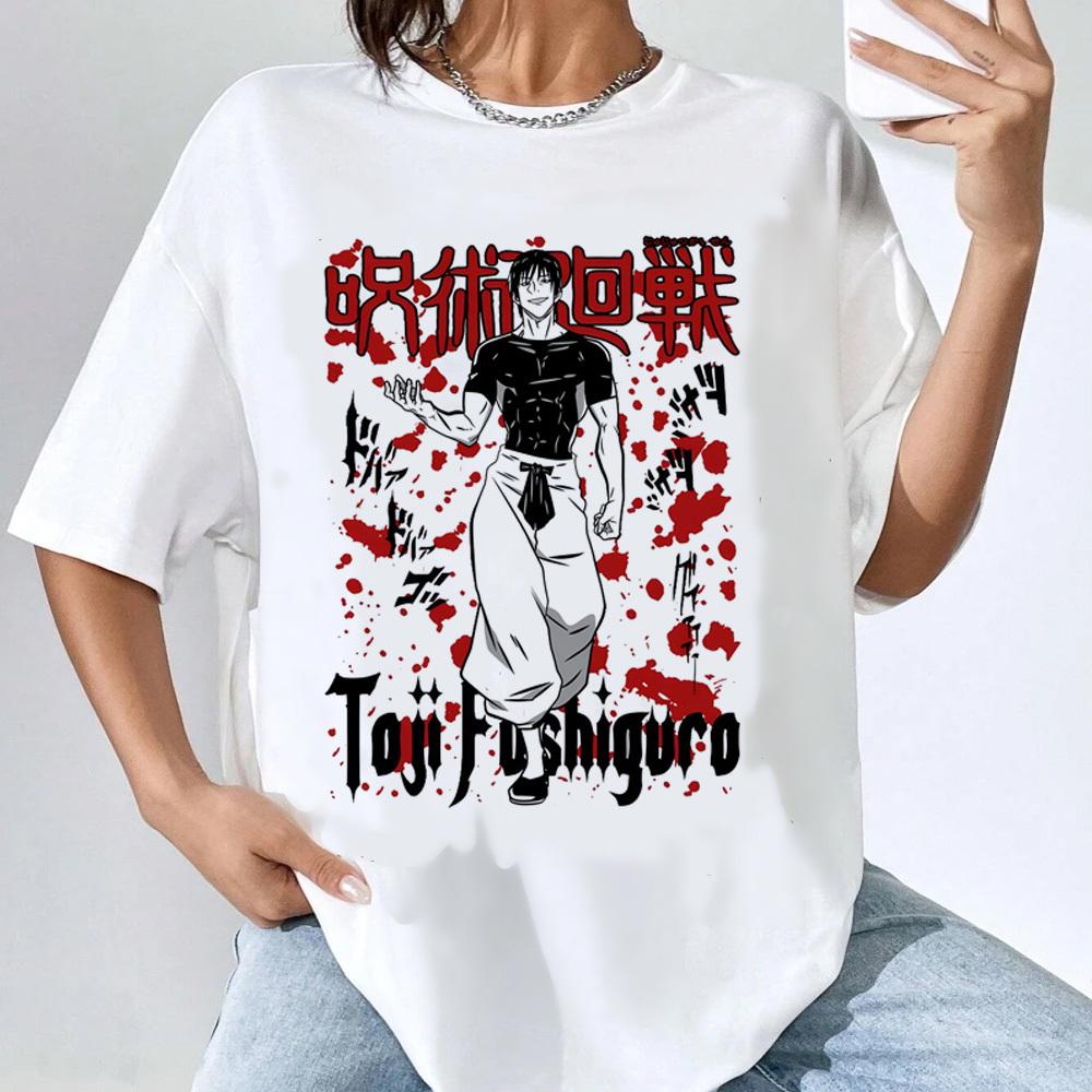 Jujutsu Kaisen FUSHIGURO TOJI Bedrucktes T-Shirt Unisex und Damen T-Shirt Unisex Top Sport T-Shirt Unisex T-Shirt Harajuku Y2K Tee