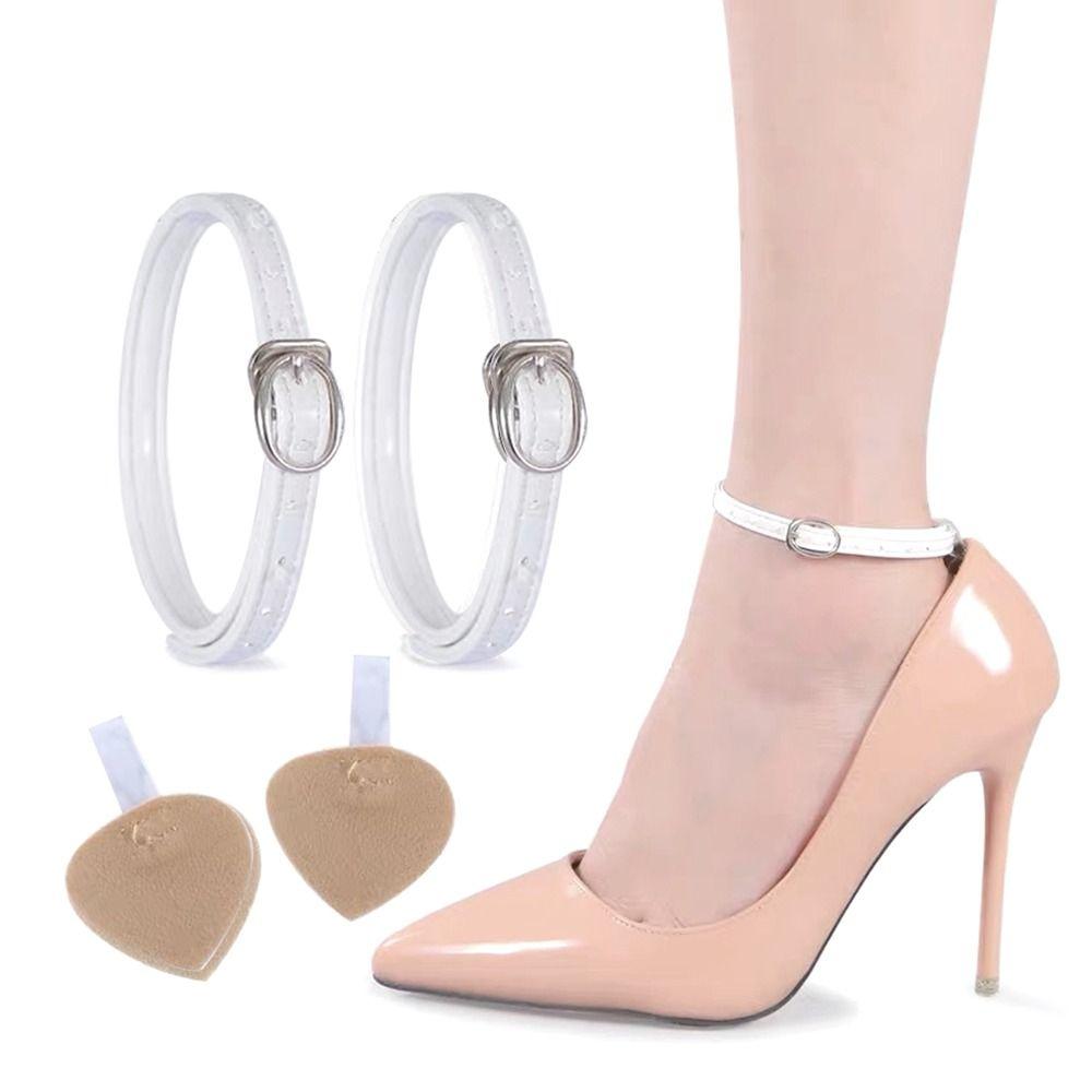 Fashion Anti-skid Ankle Shoe Belt Metal Tip Bundle Laces High Heels Shoes Tie Straps Band Shoelaces Women