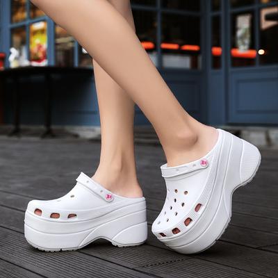 Superhohe Sandalen Sommer Damen Hausschuhe Plateausandalen Outdoor Dicke Sohle Strandpantoffeln Flip Flops Gartenschuhe 35-43