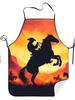 Horse Apron Cook Restaurant Printed 2D Print Design