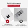 Ready Stock Size and Neck Fabric Labels - High-Density Woven Clothing Labels for Order