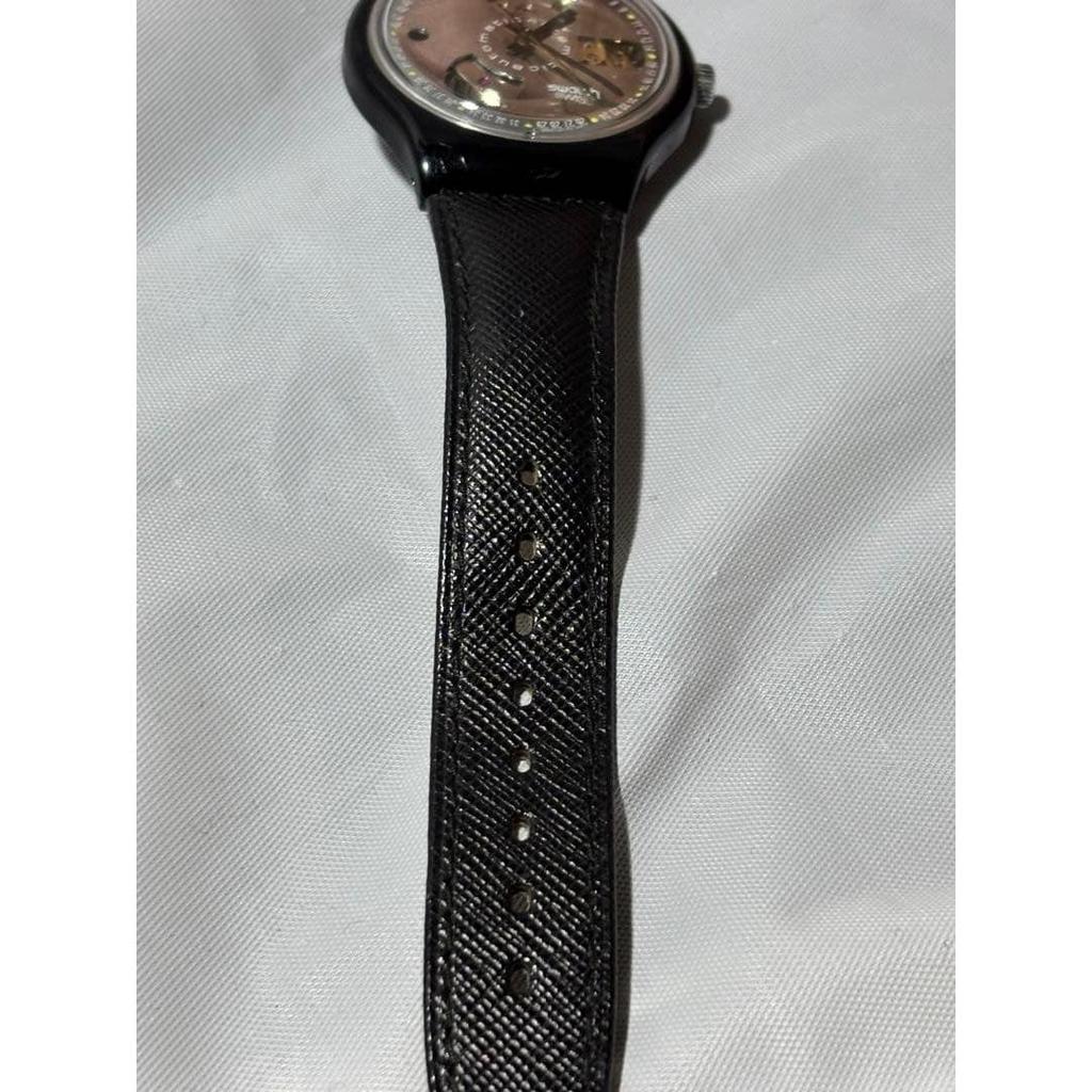 Used Swatch AUTOMATIC BLACK MOTION.1991 See-through Case Back