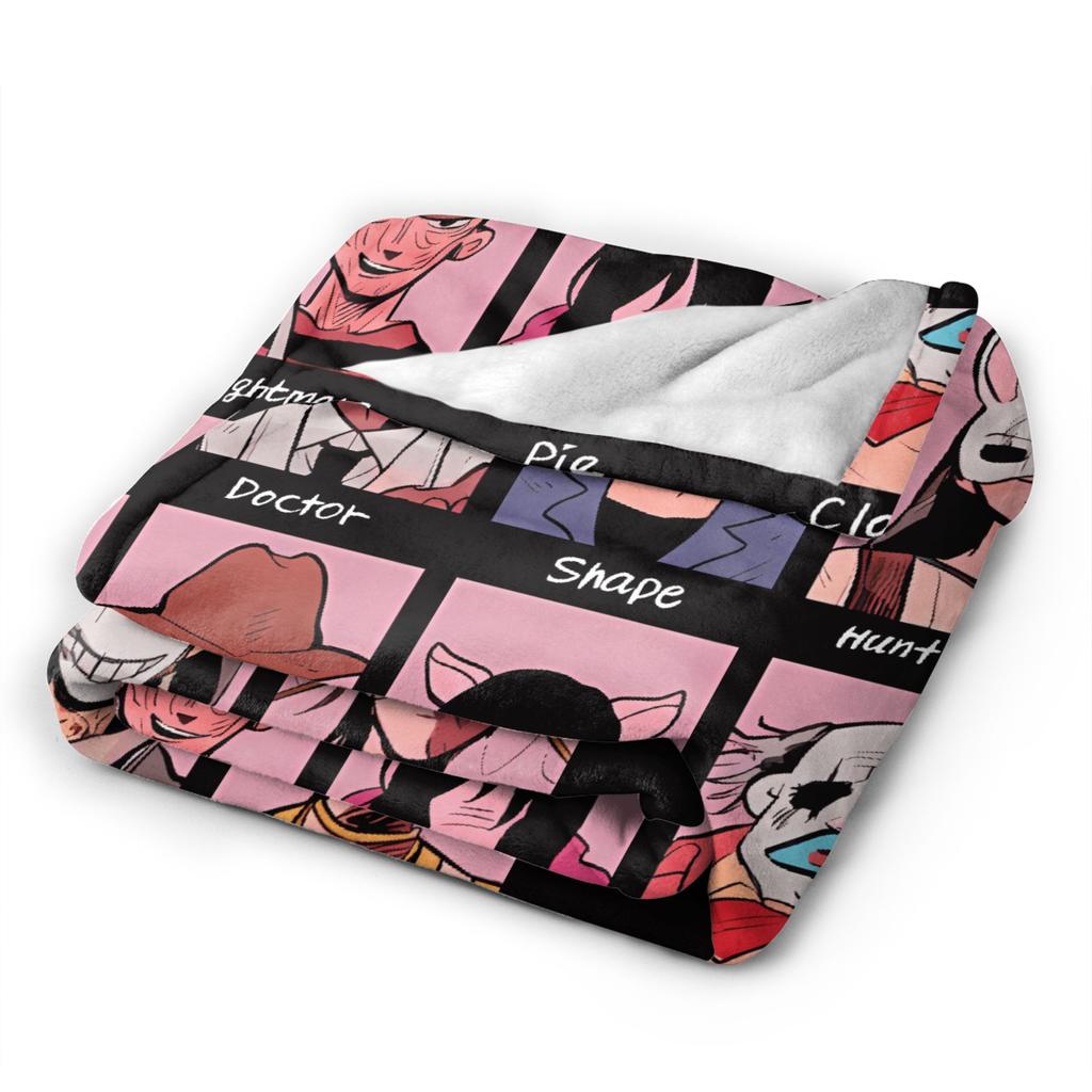 Dead by Daylights Characters Blanket Quality Warm Soft  Bedding Throws Spring Students Couch Bed Comfortable Bedspread