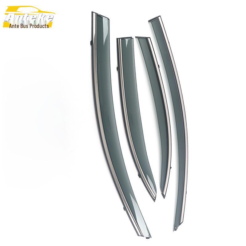 3D Stainless Steel Rain Guard Trim for Lancer - Decorative Car Accessories