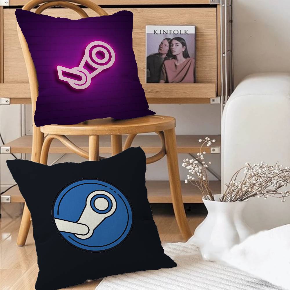 S-steam Logo Povlak na polštář Potah na polštář na pohovku Dekorace do domácnosti Dětský dárek