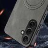 For Samsung Galaxy A36 5G Magnetic Case Nappa Texture PU Leather TPU Phone Back Cover