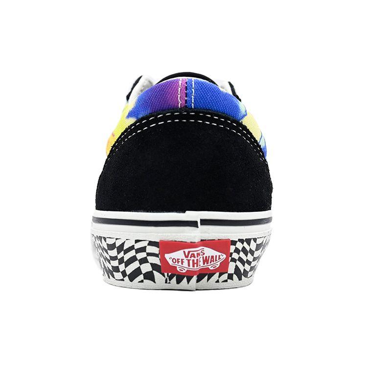 Vans Style 36 Sf Fabric Leather Tie-Dye Floral Lightweight Durable Low-Top Skate Shoes Unisex sneaker Black VN0A3ZCJ26T