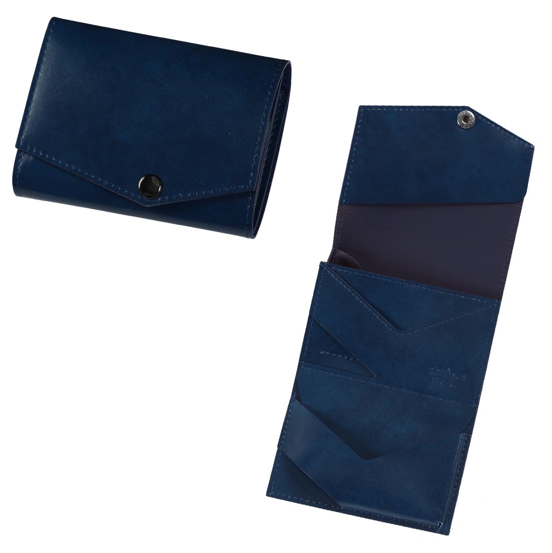 

[Abrasus] Маленький кошелек с большим количеством места, синий