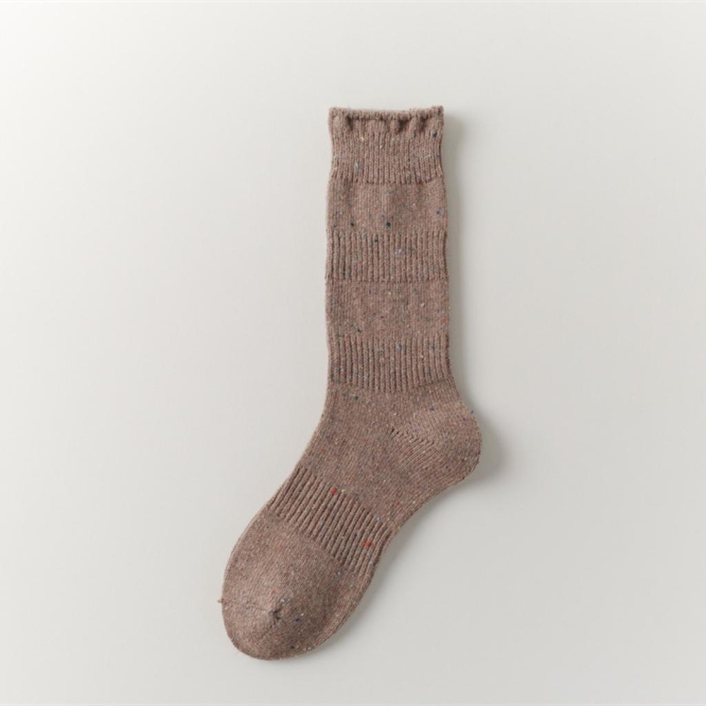 Color Dot Yarn Wool Socks Thickened Ankola Red Trend Retro Delicate Warm Women'S High Stack Socks