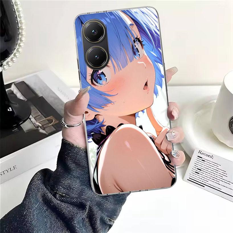 R-Rem Re Zero Anime Soft Phone Case For Xiaomi Redmi 15C 15 13C 13 Poco X5 X6 X7 F7 Ultra M7 12C 12 10 10C 9C 9A 9T 9 Fundas Poc