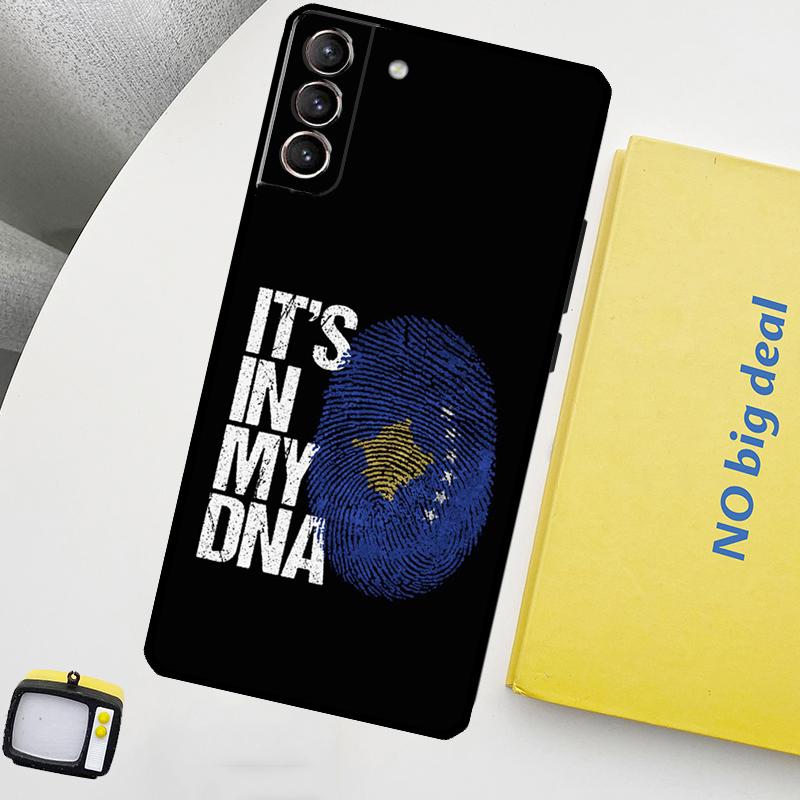 Kosovo Passport Flag Phone Case For Samsung Galaxy S25 S26 Ultra S20 S21 S22 S23 Plus S10 S25 FE S24 Ultra Cover