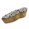 Indian Wooden Textile Stamps Wood Printing Block Floral Stamp Decorative