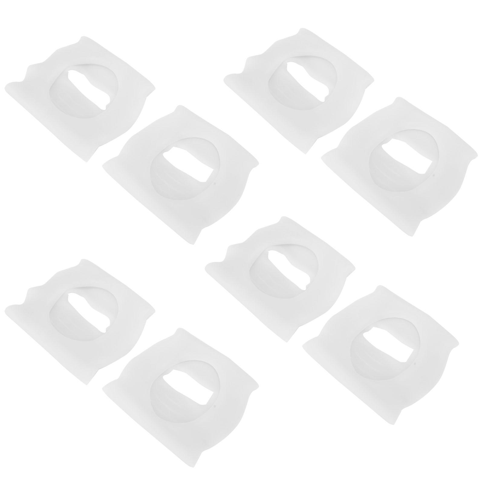 

4 пары ортопедических подушечек для поддержки свода стопы из SEBS для женщин и мужчин, коррекция варусной и вальгусной деформации стопы, О-образных ног(белый ) белый