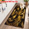 Scorpions Custom Name Flannel Rug Kitchen Mat Non Slip Floor Carpet Personalized Home Decor