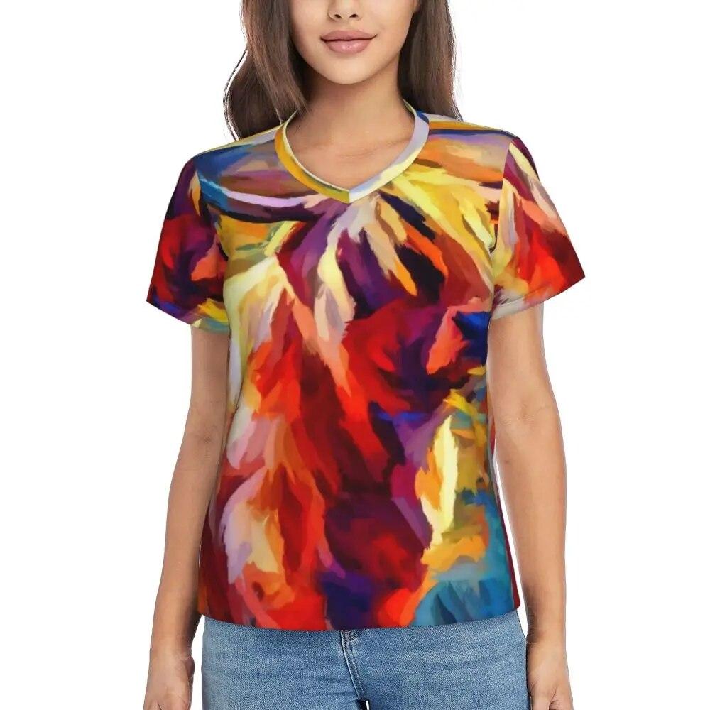 

Футболки з візерунком корови, чорні плями, принт з V-подібним вирізом, повсякденна оверсайз-футболка з короткими рукавами, жіноча естетична футболка, літній дизайн, топи 8XL