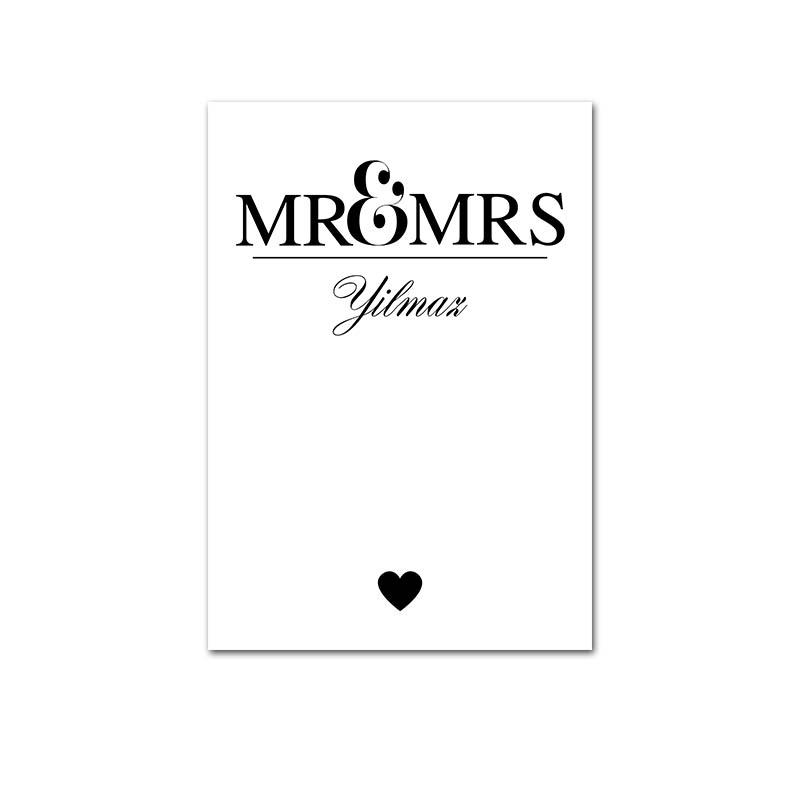 Floral Print Posters Couples Romantic Wall Art Prictures Love Quotes Canvas Painting Nordic Pink Pictures For Room Decoration