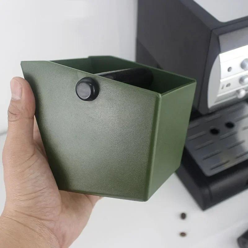 Cutie pentru reziduuri de cafea ABS de 800 ml, recipient pentru deșeuri espresso pentru zaț de cafea, cu bară de lovire detașabilă, cutie de lovire, accesorii pentru aparate de espresso pentru baristi