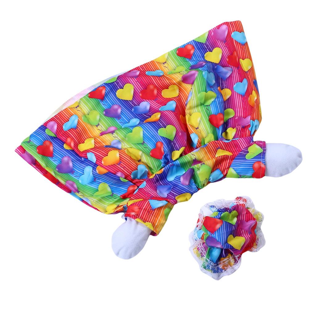 Summer Porch Goose Outfit Lovely Dots Cute and Fun Porch Goose Clothes Costume for Outdoor Yard Lawn Garden Patio Decor
