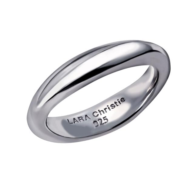 Lala Christie Silver Ripple Ring Size 15 Men's [BLACK LABEL]