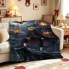 Six Paths Pain Cartoon Printed Blanket Allseason Fleece Blanket For Bedroom Sofa Bed Home Decor Memorial Gift