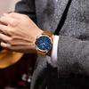 POEDAGAR Luxury Man Wristwatch Sports Leather Quartz Watch Waterproof Luminous Calendar Chronograph Watches Male Clock
