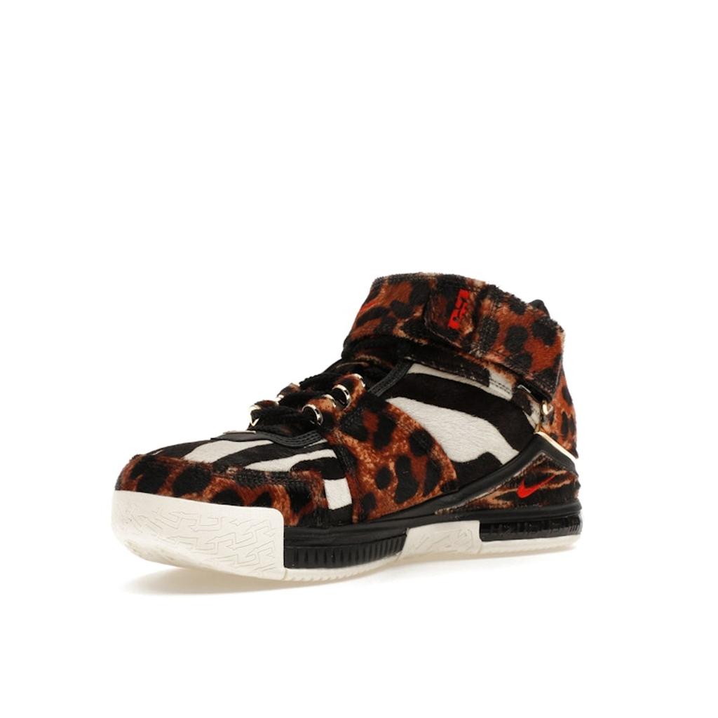 Nike Zoom LeBron 2 Beast Men Sneakers Brown Maple University-Red DQ2439-200