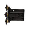 1pc Sliding Door Pulley Core Old Wooden Door Roller Guide Kit Side Mounted Sliding Door Pulley Inner Core for Wardrobe or Closet