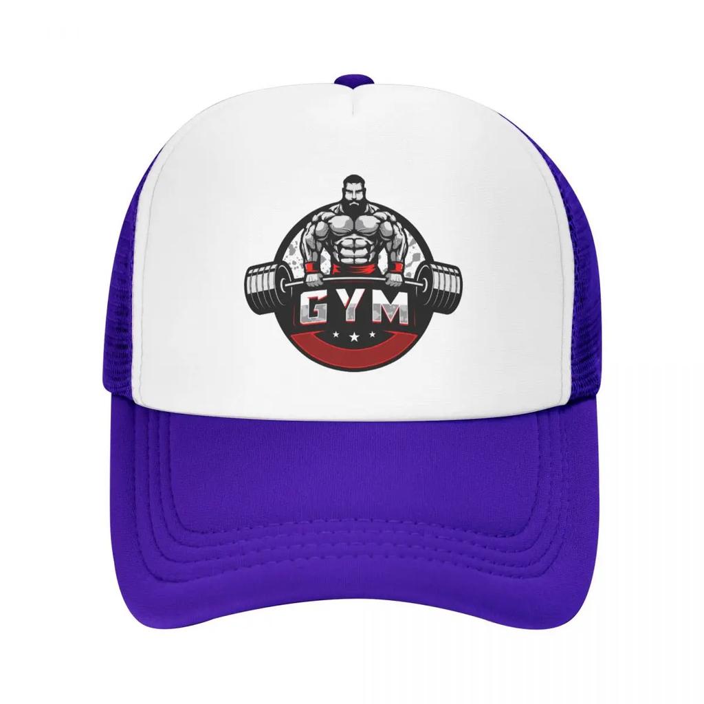 Custom Fashion Unisex Bodybuilding Gym Trucker Hat Adult Fitness Muscle Adjustable Baseball Cap Unisex Women Hip Hop Dad Hat