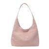 Simple Underarm Commuter Handbag Female Summer Fashion Student Class Tote Bag Textured Shoulder Bag