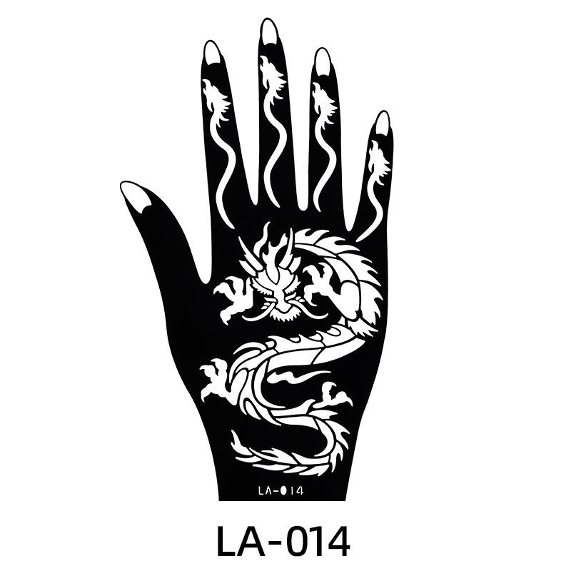 Hollow Tattoo Sticker Waterproof Indian Hannah Tattoo Template Hand Painted Diy Painted Hand Tattoo