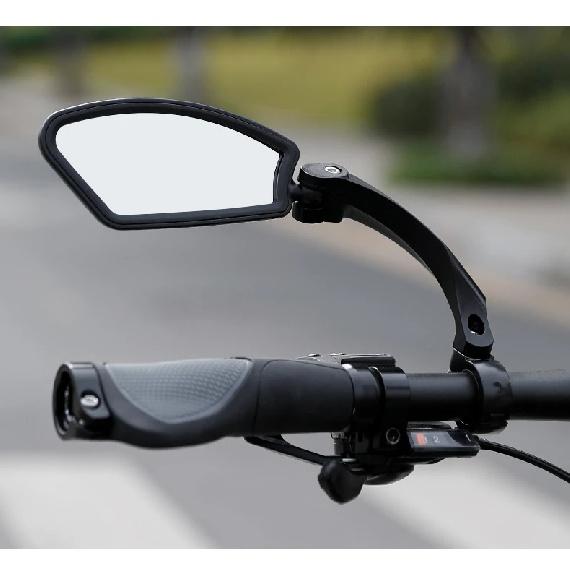 Stainless Steel HD Lens Bike Rear VIew Mirror 360° Rotatable MTB Rear Mirror Widen Big View Road Bicycle Mirror Bike Accessories