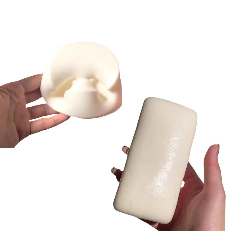 Taba Squishy Yoghurt Taart Brood Knijpspeeltje Zacht Stressverlichting Langzaam Rijzend Sensorisch Fidget Speelgoed voor Kinderen en Volwassenen Ontspannende Cadeaus