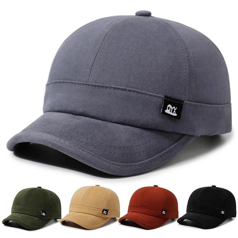 Men's Baseball Cap Short Brim Cap Sunshade Cap Outdoor Hat